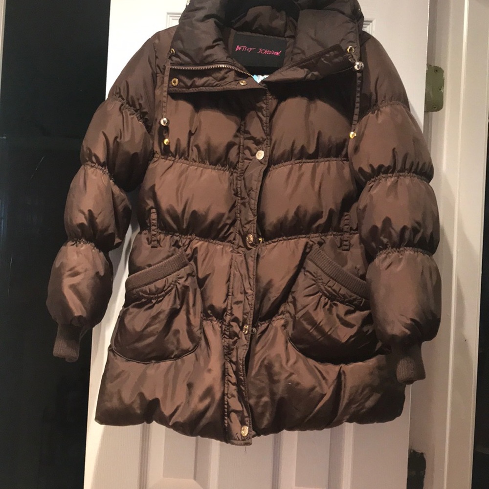 Betsey Johnson Brown Winter Coat
